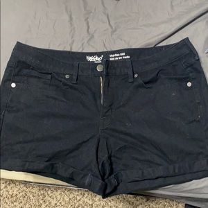 Mossimo denim mid rise midi shorts